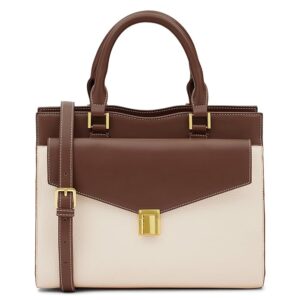 Miraggio Alison Satchel Top Handle Handbag With Adjustable & Detachable Sling Strap | Fits Upto 11 Inches Tablet | Gift For Women