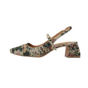 Theater Women Slingback Block Heel Sandals I Stylish & Comfortable I Faux Leather I Formal & Casual Wear